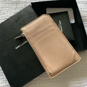 Saint Laurent cardholder with coin pouch